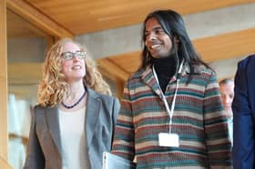 Scottish Green Party MSPs, Lorna Slater and Q Manivannan