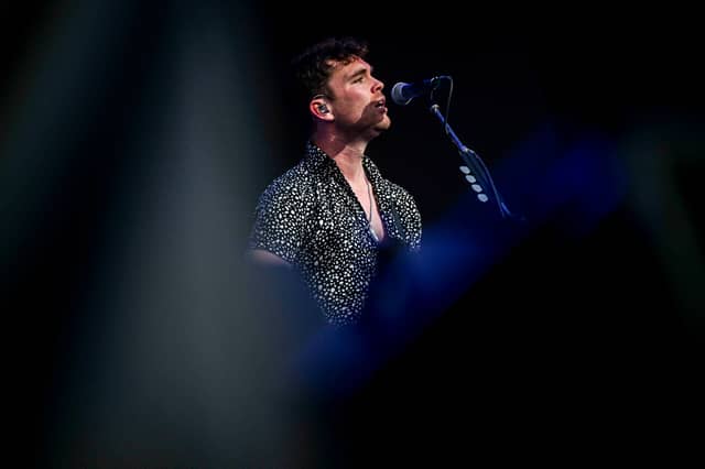 Mike Kerr, lead singer of British band Royal Blood.