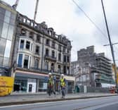 The site of the Princes Street fire 