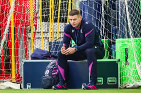 Scotland Defence Coach Lee Radford during a Scotland Rugby training session at Oriam (Pic: SNS)