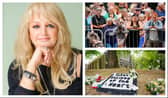 Family, friends and fans of Bonnie Tyler gathered on Monday for the Welsh singer’s funeral.