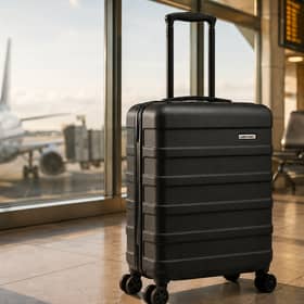 Cabin Max Anode cabin case, now reduced to £46.71 on Amazon after a reviewer’s long-haul durability test.