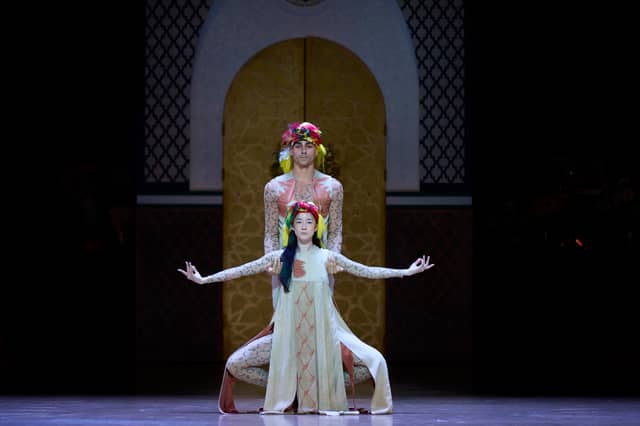Ihsane being performed at Festival Theatre for the Edinburgh International Festival