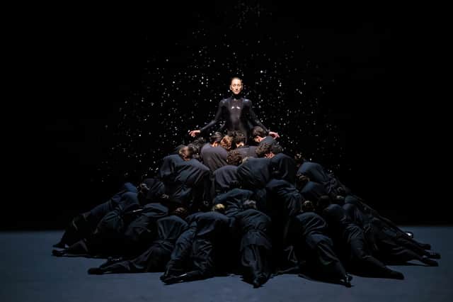 Jennifer Stahl and the San Francisco Ballet in Mere Mortals.