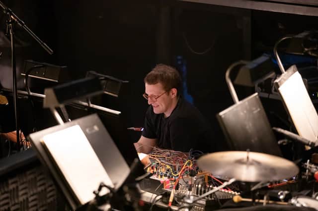 Sam Shepherd, aka Floating Points, on stage