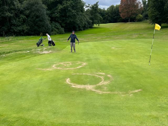 Vandals have damaged greens at Craigentinny Golf Course in Edinburgh by chruning up the surface with e-bikes