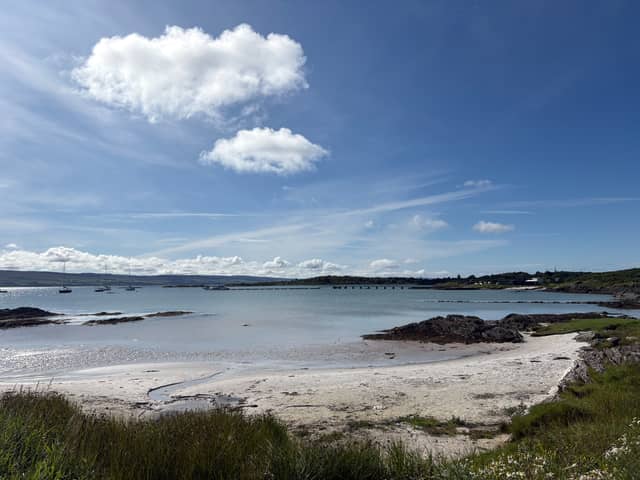 The Isle of Gigha, just west of the Kintyre peninsula 