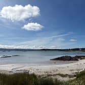 The Isle of Gigha, just west of the Kintyre peninsula 