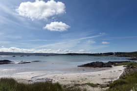 The Isle of Gigha, just west of the Kintyre peninsula 