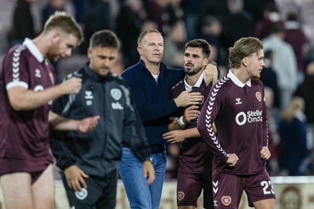 Hearts head coach Wouter Vracken has added strength to his forwardline.