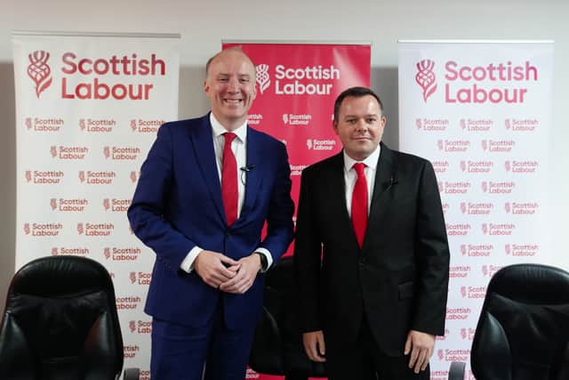 MSPs Michael Marra, left, and Joe Fagan are competing in the Scottish Labour leadership contest
