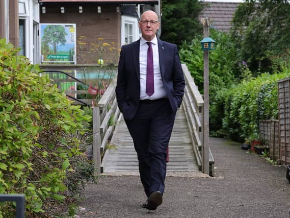 John Swinney visit to The Bughties Care Home