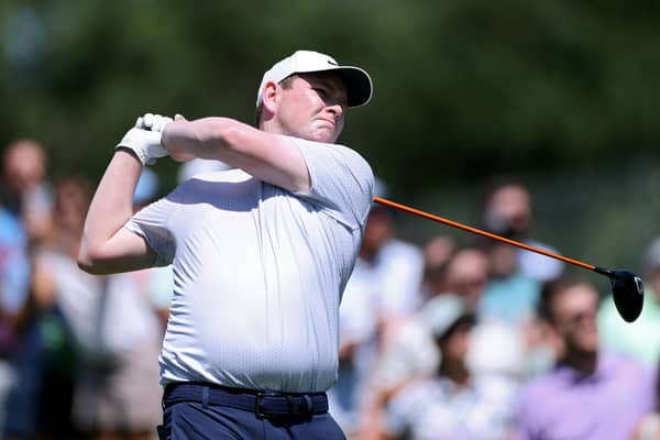 Bob MacIntyre in action during the BMW Championship at Bellerive Country Club in St Louis, Missouri