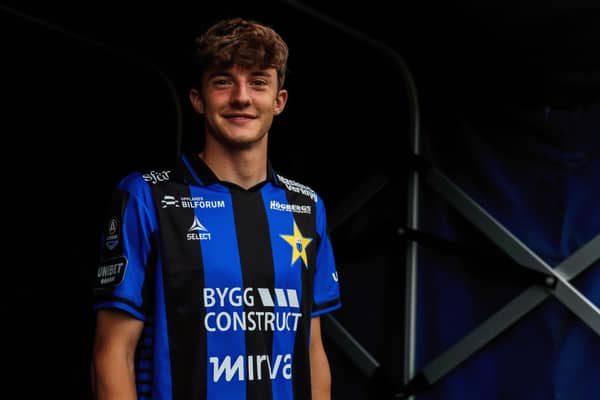 Young IK Sirius striker Finlay Neat is hoping to make his mark in Sweden as he looks to follow in a fellow Scot's footsteps (Image: IK Sirius)