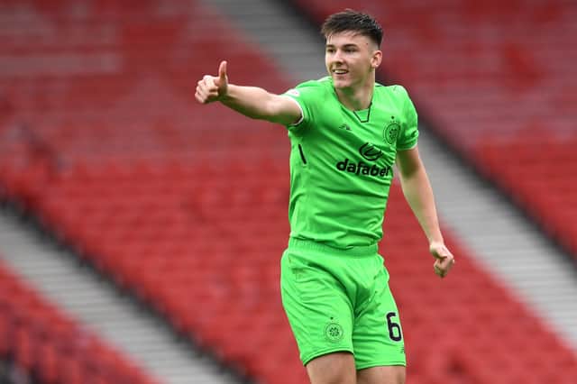 Kieran Tierney won the Young Player of the Year award three times during his first spell with Celtic.
