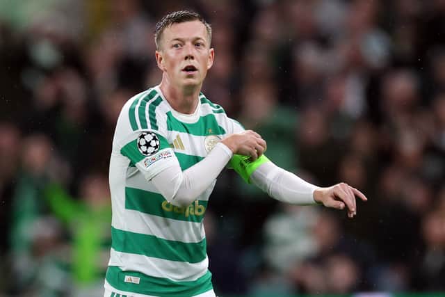 Celtic captain Callum McGregor.