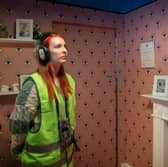 The One Hundred Voices interactive installation is part of the National Theatre of Scotland's Caring Scotland project.

