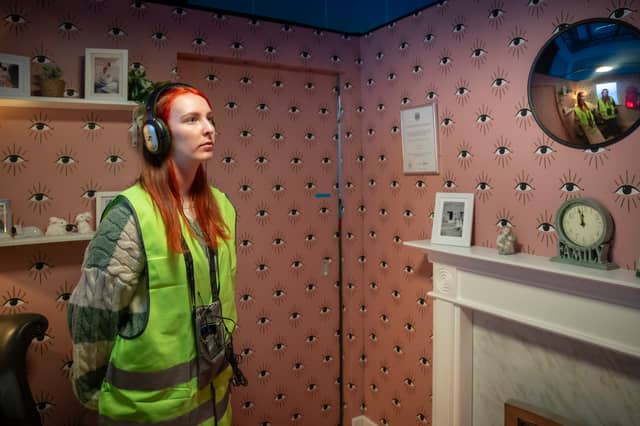 The One Hundred Voices interactive installation is part of the National Theatre of Scotland's Caring Scotland project.