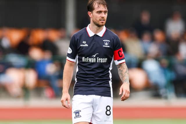 Dundee United have made three bids for Falkirk midfielder Brad Spencer