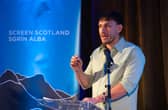Richard Gadd speaking at the Screen Scotland event