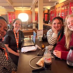 The Scotsman's festivals team in Gilded Balloon's Library Bar.