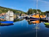 The Bowling Basin, where the Forth and Clyde Canal enters the Clyde