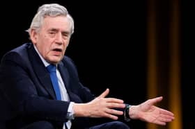 Former prime minister Gordon Brown