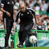 Celtic manager Martin O'Neill during the 2-1 win over Falkirk at Celtic Park. (Photo by Craig Williamson / SNS Group)
