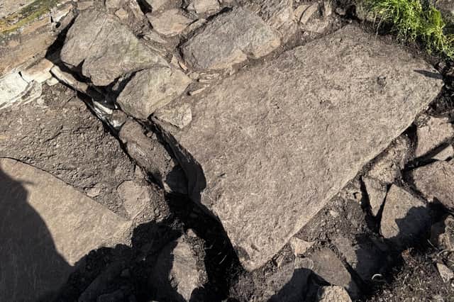 The remains of what is thought to be a medieval Viking church