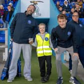 Jacob McDonald, 10, of Dundee, who is walking round every professional football ground in Scotland in memory of his late mother for charity