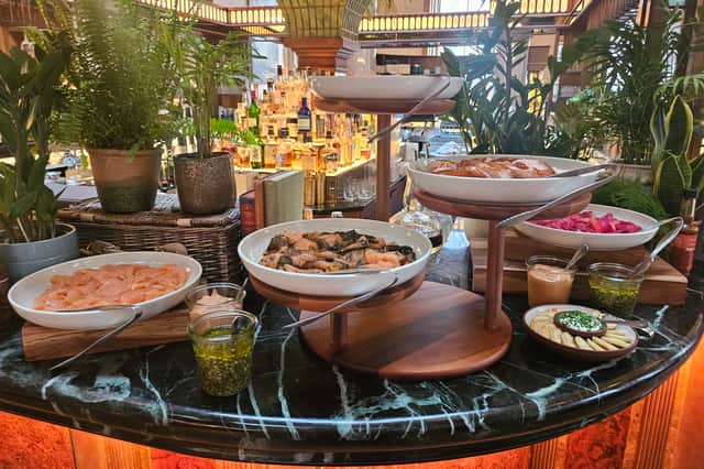Smoked salmon options