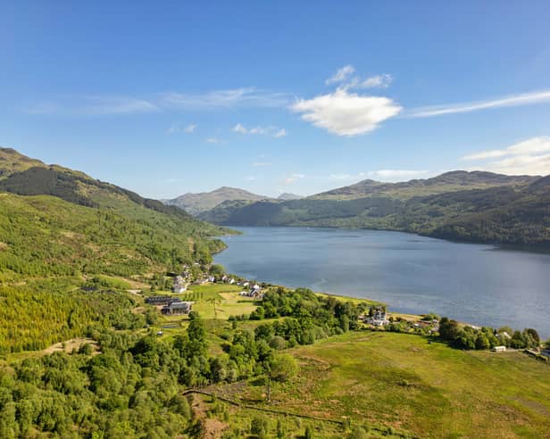 The beautiful location of the esate.
