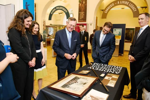 US Ambassador Stephens at Carnegie Museum.