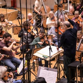 Skyward Spirit recording in Scotland's Studio.