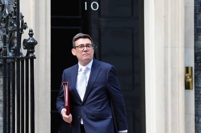 Andy Burnham ahead of his statement