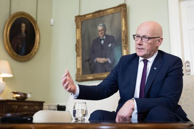 First Minister John Swinney