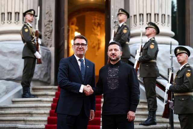 Andy Burnham has made a clear commitment to Ukraine, but questions remain about how surefooted he will be on the foreign stage (Picture: Henry Nicholls/WPA pool)