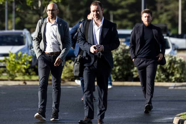 SFA Chief Football Officer Craig Mulholland arrives ahead of a Scottish FA Youth Development Meeting at the Old Course Hotel.
