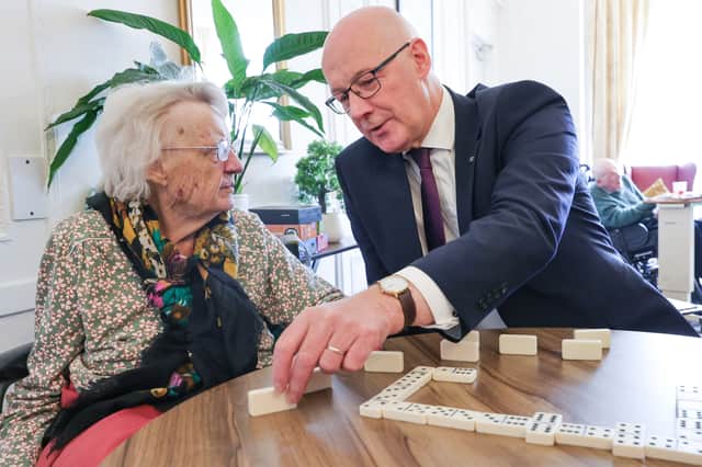 John Swinney hopes to overhaul social care services as part of his public sector reforms