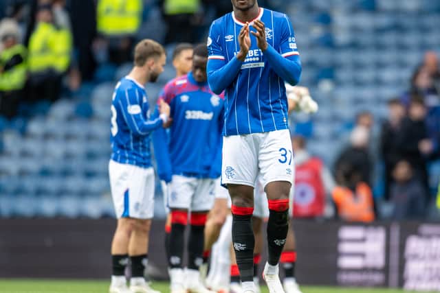 Emmanuel Fernandez played well for Rangers against Motherwell.