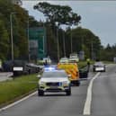 A serious car crash on the A8 has closed both lanes.