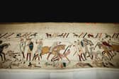 The scene depicting King Harold's death on the Bayeux Tapestry (Picture: Adrian Dennis)