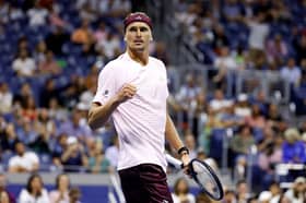 Top men's singles seed Alexander Zverev is in action  today.
