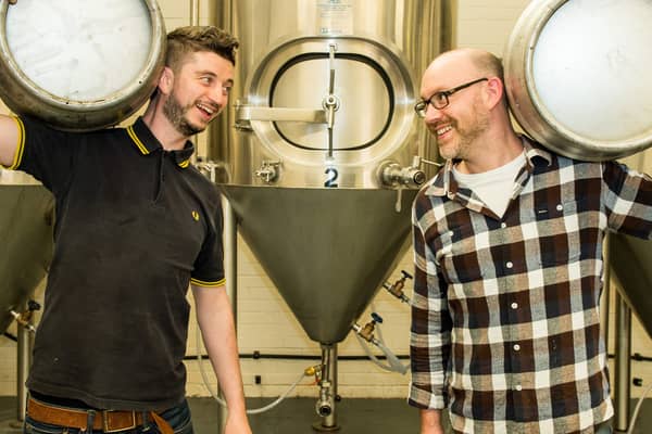Patrick Jones  and Matt Johnson of Pilot brewery in Leith