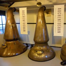 Stills at Auchentoshan Distillery