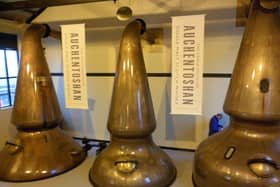 Stills at Auchentoshan Distillery