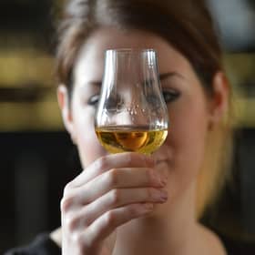 JON SAVAGE PHOTOGRAPHY 
07762 5809071
www.jonsavagephotography.com 

29TH  DECEMBER 2014 

JP LICENCE

THE SCOTCH WHISKY EXPERIENCE, CASTLEHILL, EDINBURGH

KATIE MIDDLEMIST RECEIVES SOME IN DEPTH KNOWLEDGE OF THE ISLAY  WHISKY MALTS TODAY FROM  DAVID FERGUSON.
THE SCOTCH WHISKY EXPERIENCE HELD A 2 DAY  ' MEET THE DISTILLERS'  
WHERE GUESTS WERE ABLE TO DISCUSS THE MANY DIFFERENT VARIETIES OF WHISKY MADE IN SCOTLAND