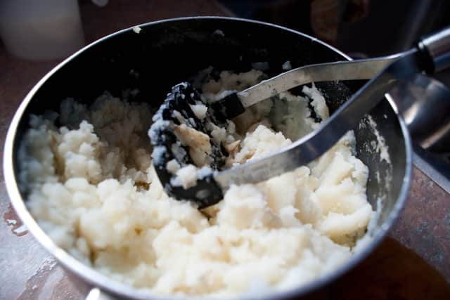 Halloween fuarag can contain mashed potato Picture: TSPL