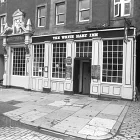 Exterior of The White Hart Inn in the Grassmarket area of Edinburgh, June 1983. Picture: TSPL
