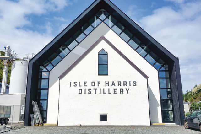 The Isle of Harris Distillery is a recent addition to the island's economy - creating malt whisky along with the award-winning Isle of Harris Gin. Visitors to Harris can also tour the island's Abhainn Dearg Distillery, which also creates both whisky and gin and is located near the pristine golden sands of Uig Beach.
Picture: Isle of Harris Distillery